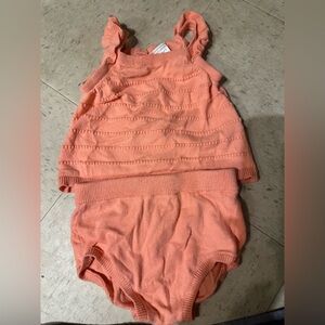 Carter's Peach Knit Bodysuit